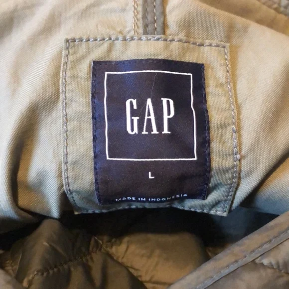 GAP Women's Utility Jacket in Sage - Picture 6 of 8